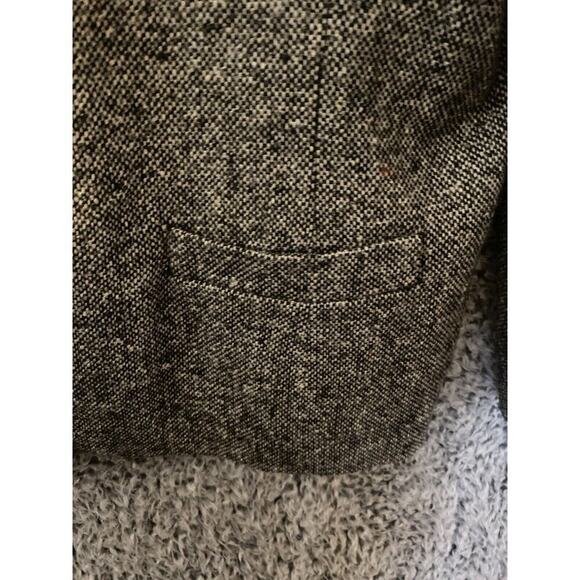 Gilmore Wool Blend Tweed Single Front Button Blazer Size 18 Career Jacket Gray - Picture 7 of 13